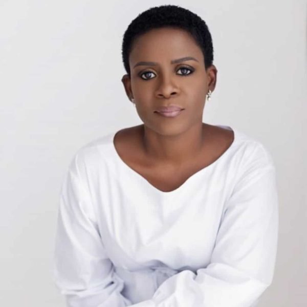 Photo of Abena Takyi-Kwakwa in white